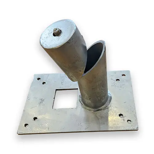 Base de piédestal BEQ pour pieux vissé