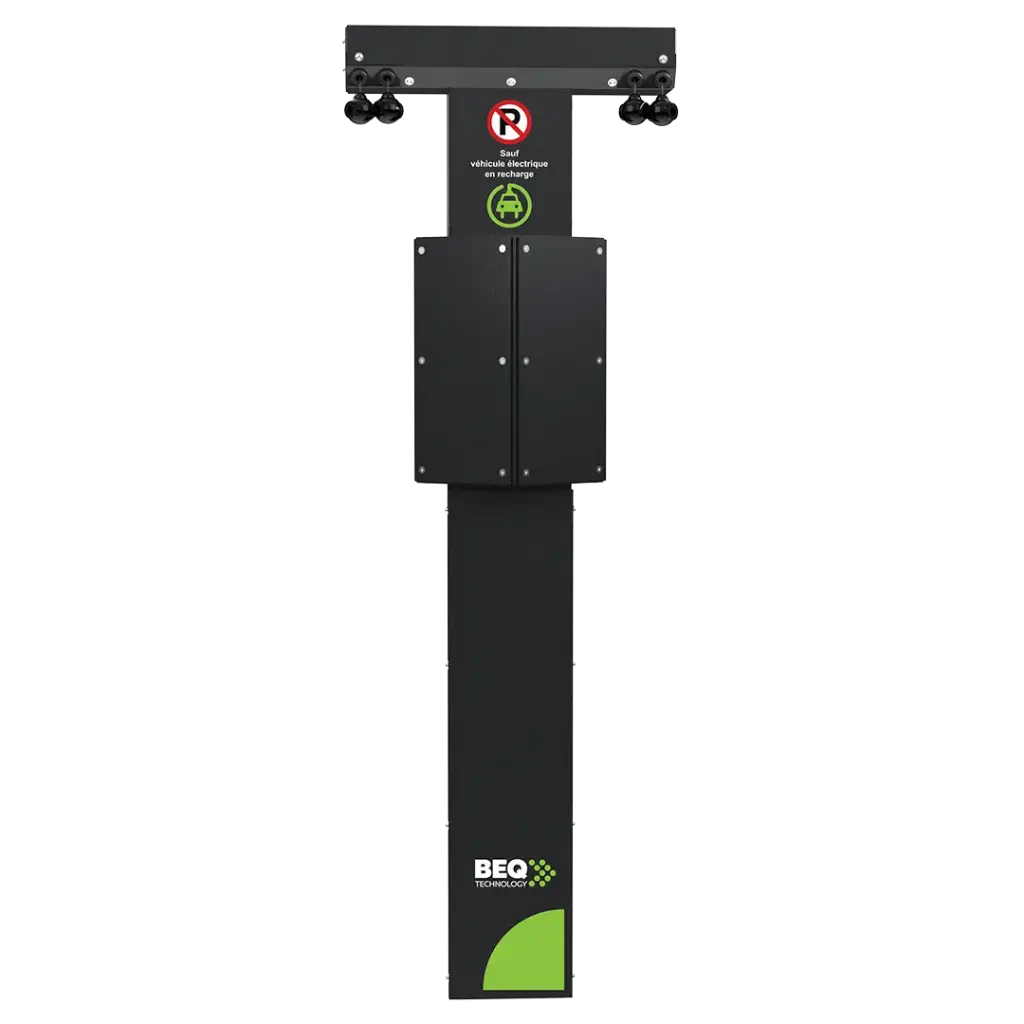 Piédestal BEQ Technology avec câbles rétractables